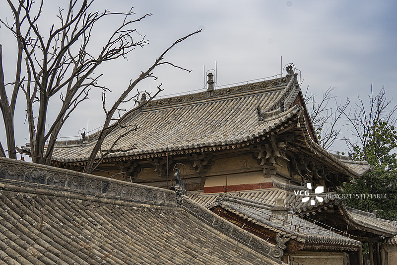 新绛-福胜寺-弥陀殿图片素材