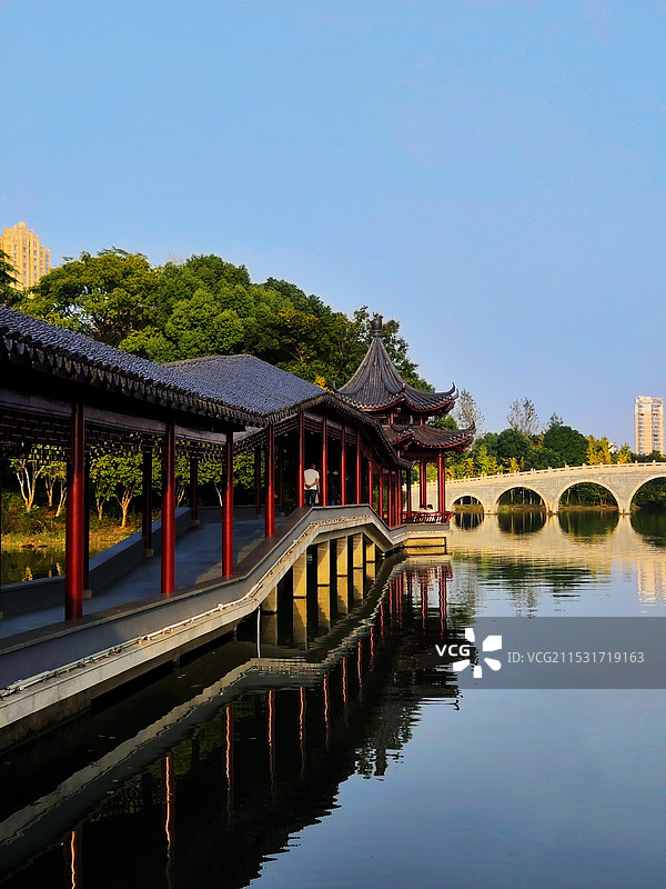 金坛愚池公园图片素材