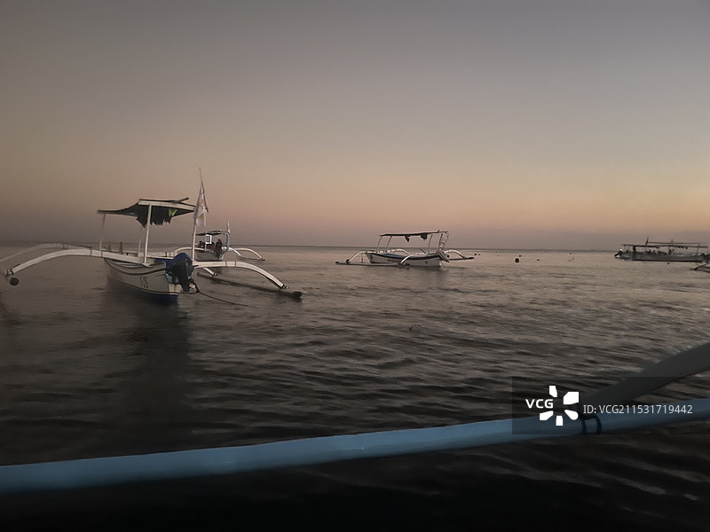 巴厘岛海面水平线图片素材