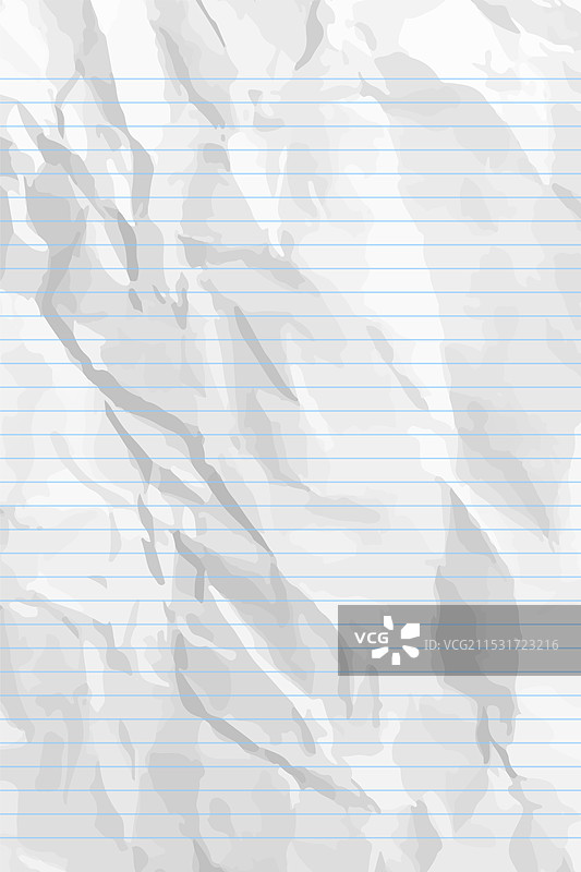 白色干净的有线条的皱纹笔记纸图片素材