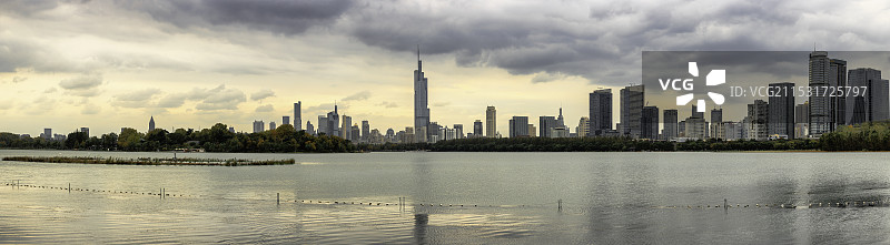 南京玄城市地标建筑全景图片素材