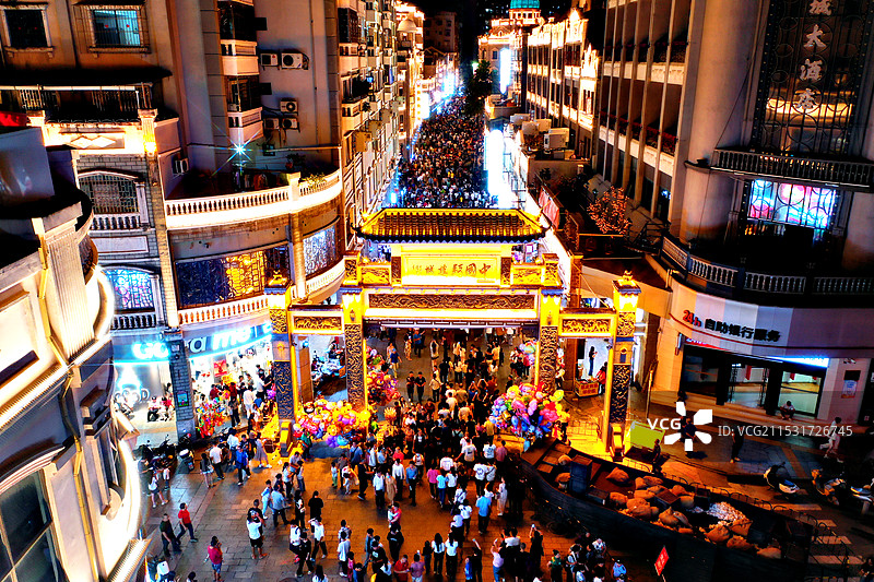 广西梧州：骑楼城热度持续飙升图片素材