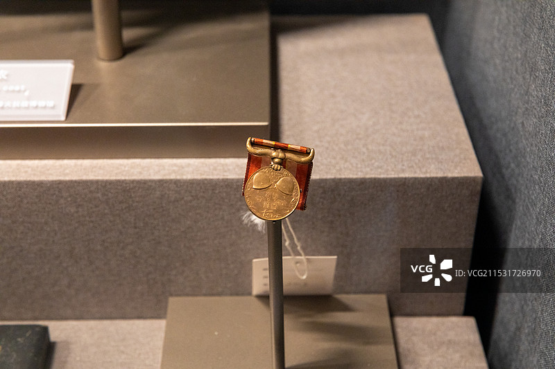 山西烽火抗战博物馆日军昭和六年乃至九年事变从军记章图片素材