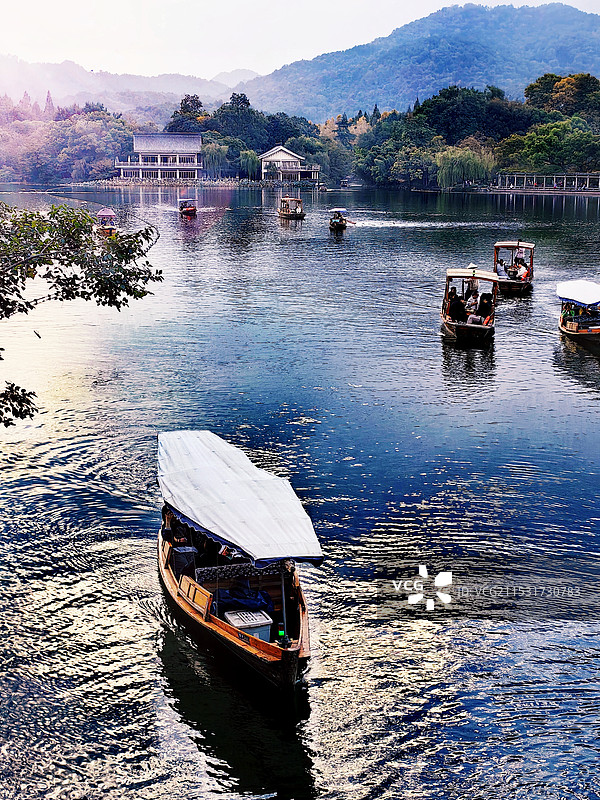 苏堤景区图片素材