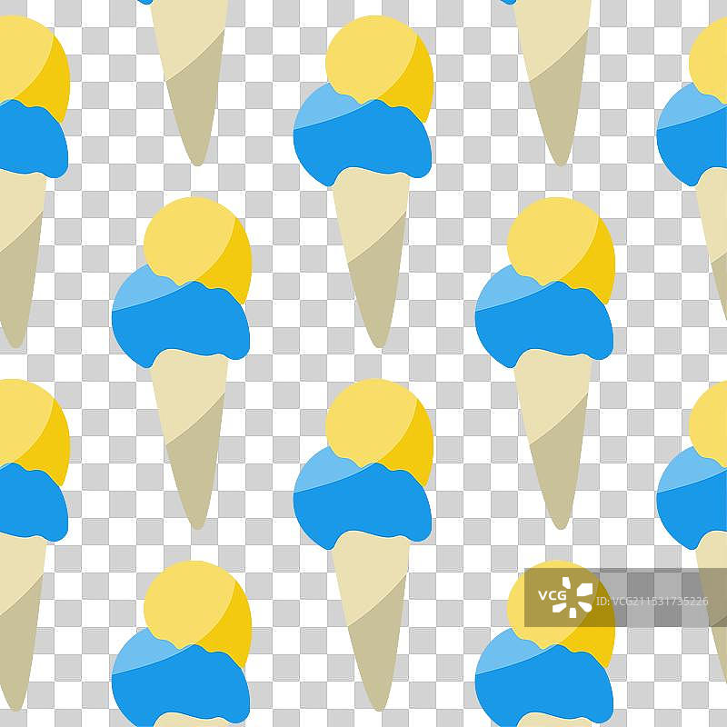 冰淇淋颜色冷甜食图案图片素材