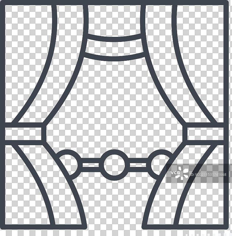 与魔法符号相关的图标舞台线条风格图片素材