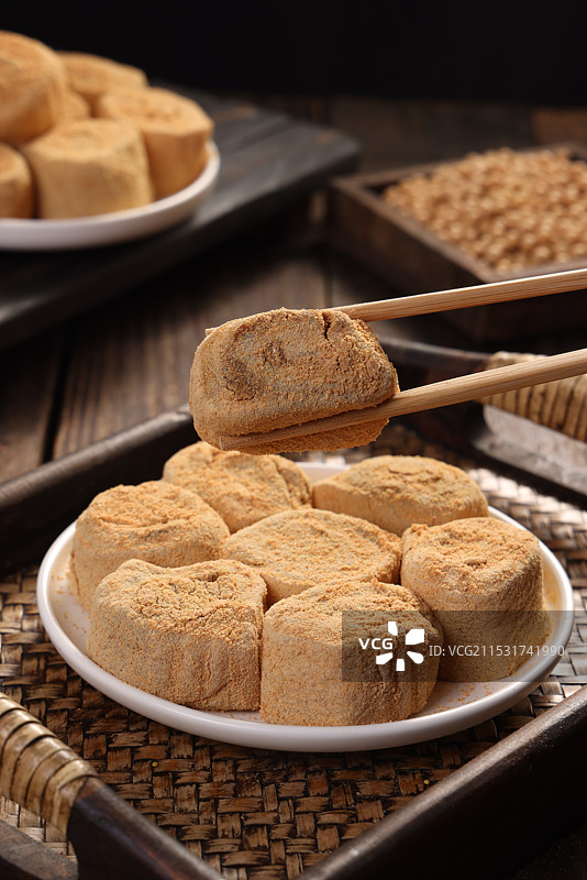 驴打滚年糕图片素材