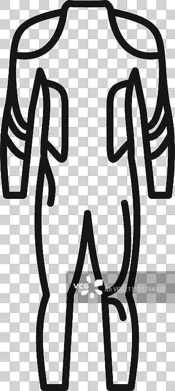 用于执行危险特技的保护服装图片素材