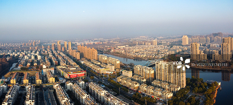 当涂县 太白中路 安徽 太白公园 振兴中路 金源水岸 大润发 东营北路桥图片素材