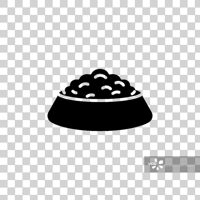 狗狗喂食图标集，宠物碗和营养图片素材