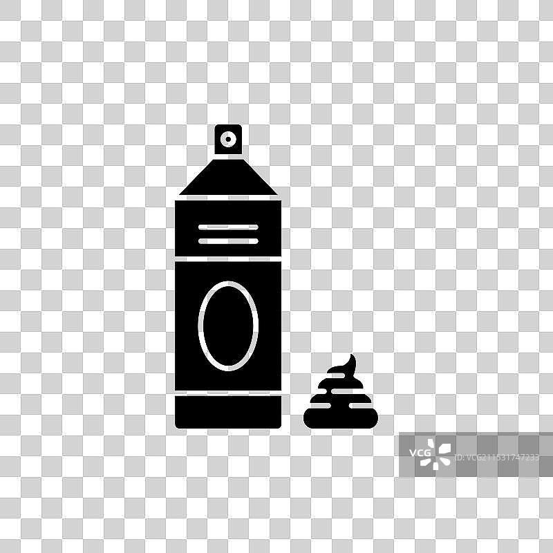 男性发型护理产品的发 mousse 图标集图片素材