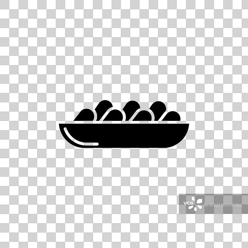 伊斯兰食品日期图标集 伊斯兰教斋月日期图片素材