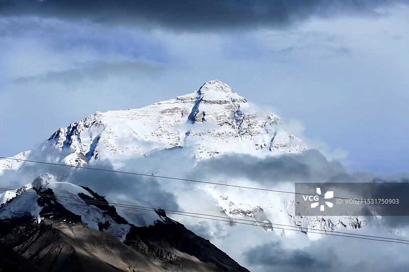 珠穆朗玛峰图片素材