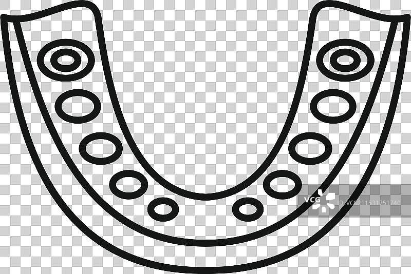 牙套展示牙齿内垫图片素材