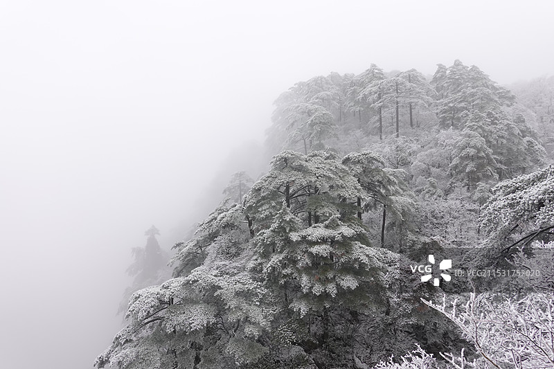 冬天与高山图片素材