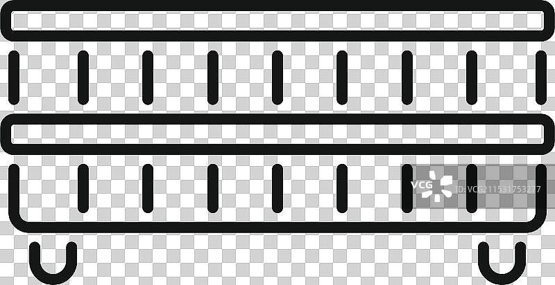 狗笼图标 宠物店出售工具 轮廓图片素材