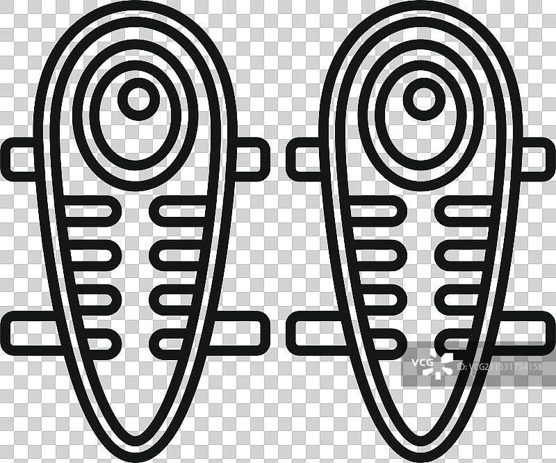 一双为鞋子提供的矫形鞋垫图片素材