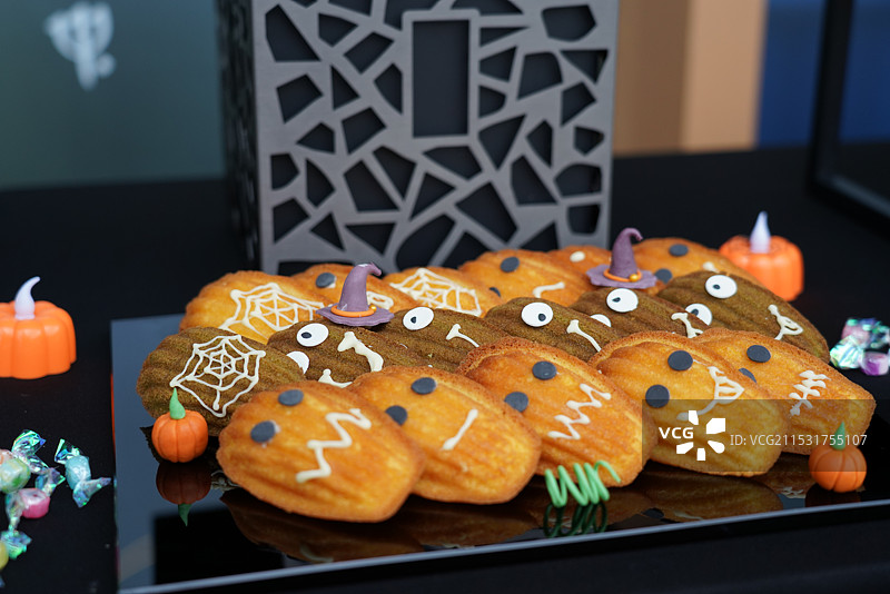 万圣节的糕点图片素材