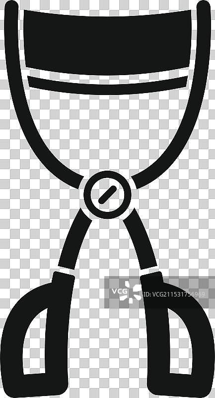 睫毛夹提升美容程序图标图片素材