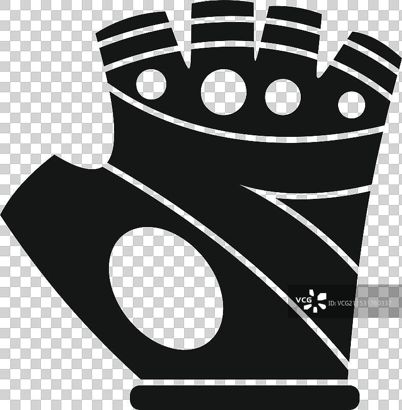 运动手套图标 简约风格图片素材