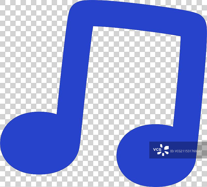 简单的音乐音符图标图片素材