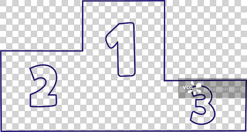 获奖者领奖台图片素材