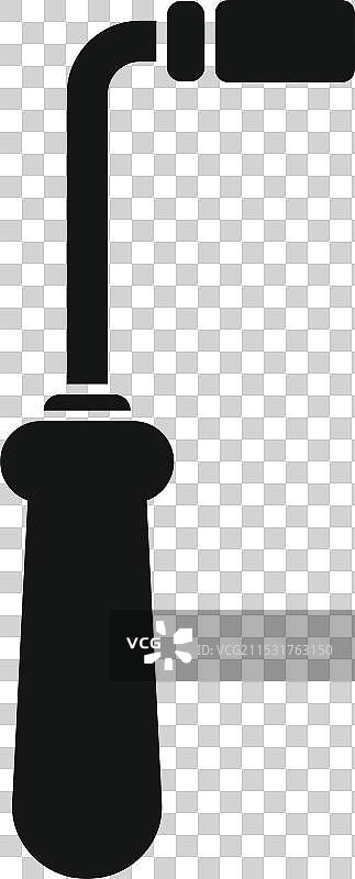 气体焊接喷灯燃烧工具图标简单风格图片素材