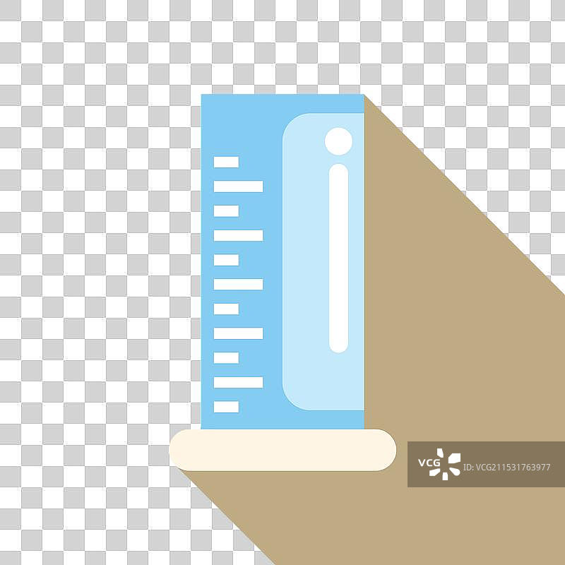 简约的毕业量筒图标图片素材