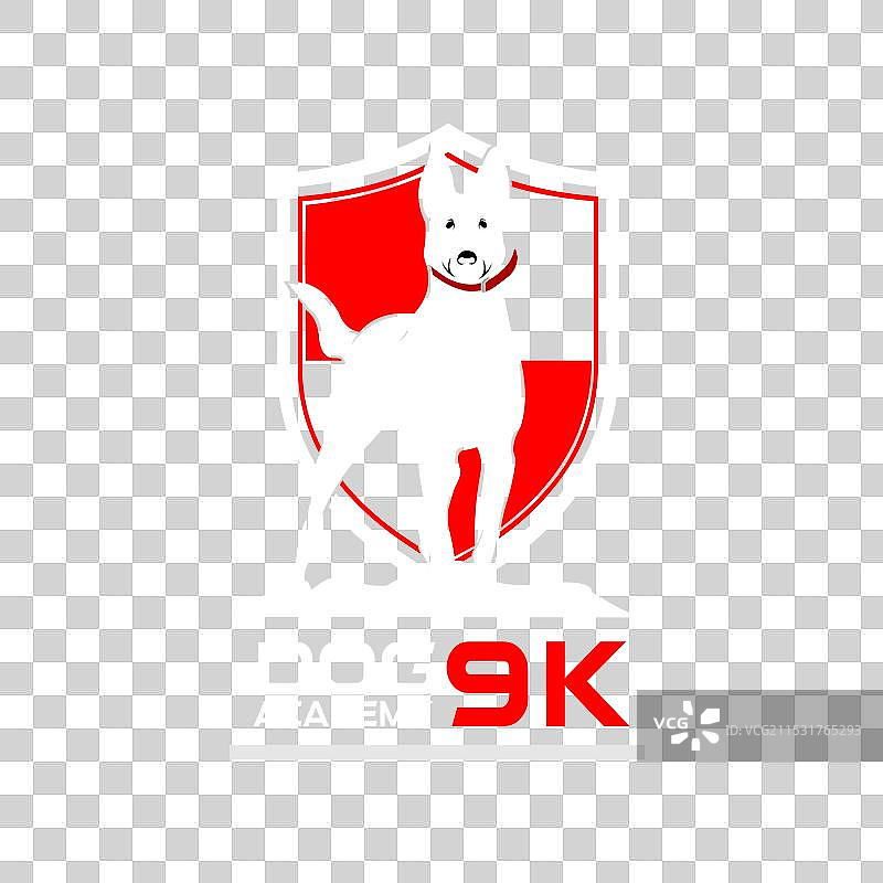 K9警犬单位标志设计 警犬训练标志图片素材