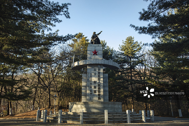 丹东锦江山公园烈士纪念塔图片素材
