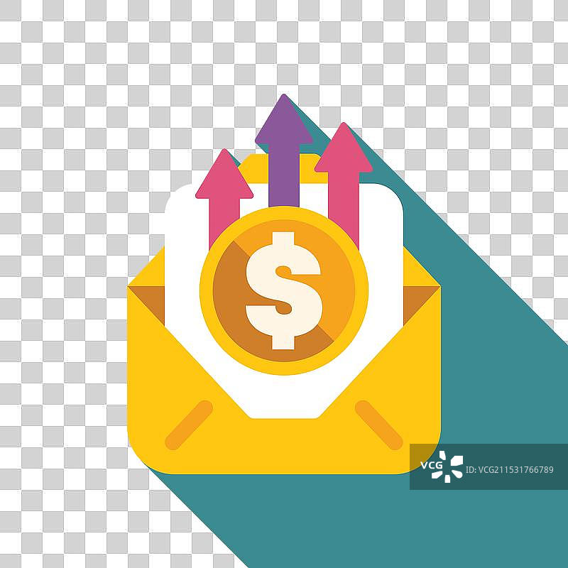 美元硬币的价值上升，正从开放状态中出现图片素材