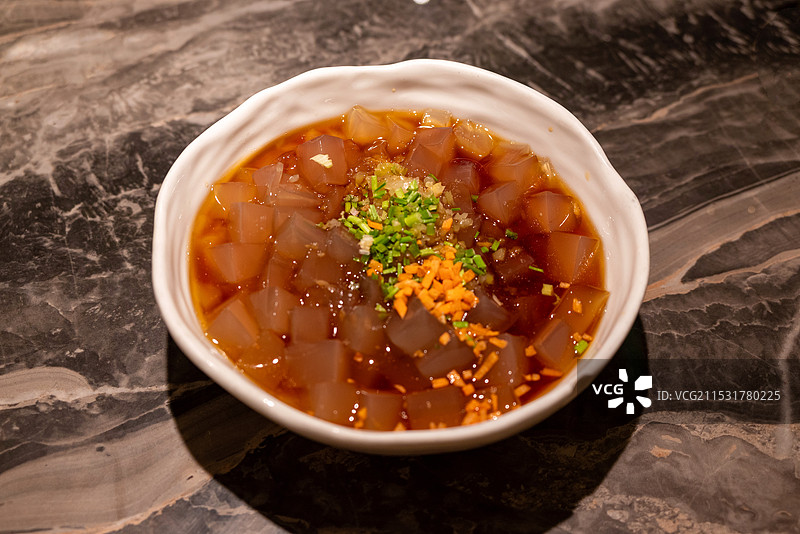 特色老青岛海凉粉图片素材