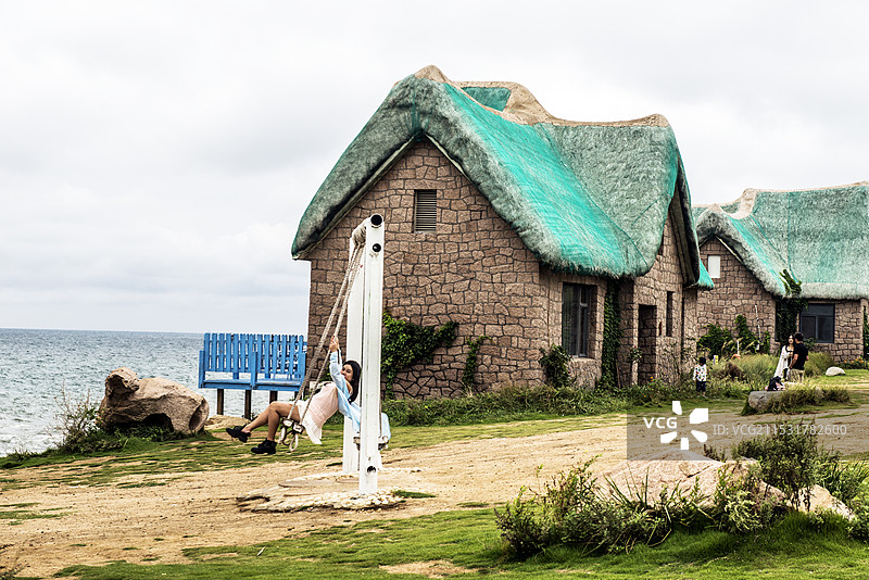 烟台日记:海草房图片素材