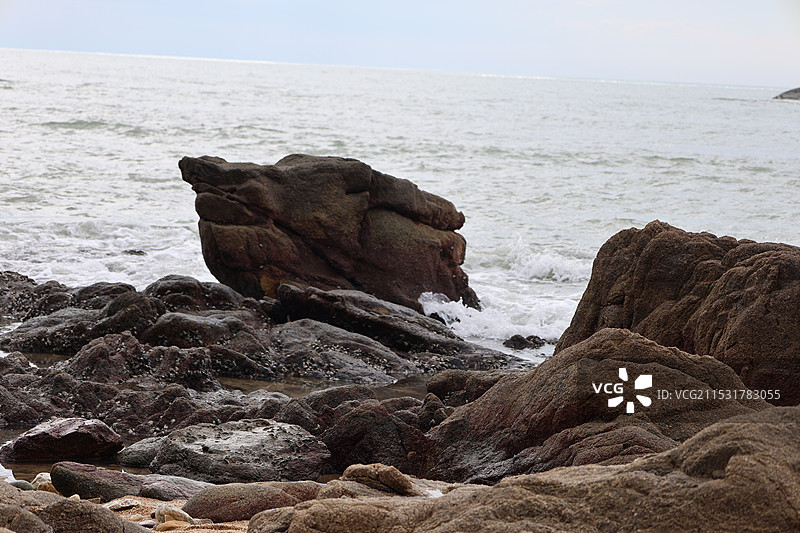 大小洞天三亚道教老子看海南山不老松图片素材