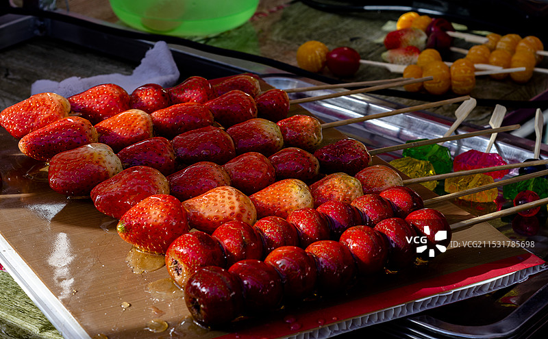 冰糖草莓图片素材