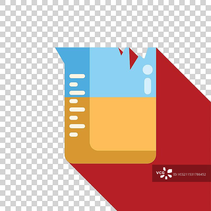 破损的烧杯内含化学物质图片素材