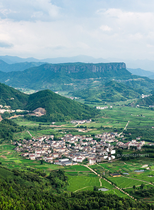 浙江省美丽乡村农村田园风光图片素材