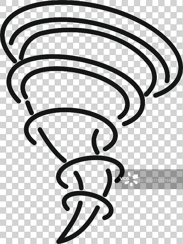 飓风龙卷风快速旋转移动图片素材