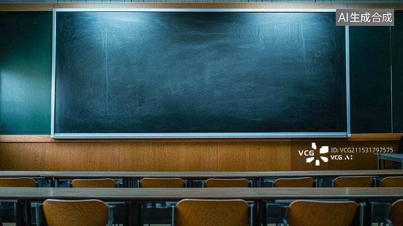【AI数字艺术】充满阳光的课堂教室图片素材
