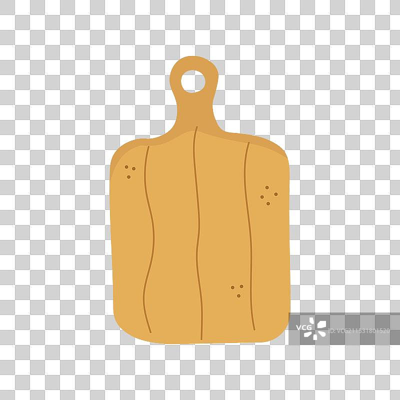 涂鸦木质切菜板与一个图片素材