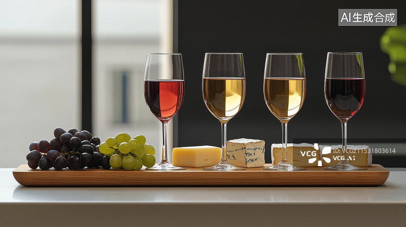 【AI数字艺术】高雅餐厅红酒，聚餐图片素材