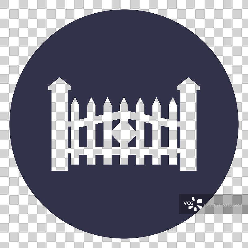 围栏图标标志设计图片素材