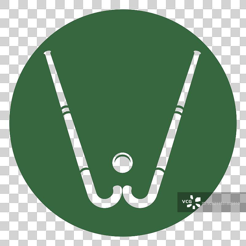 冰球图标简单设计图片素材