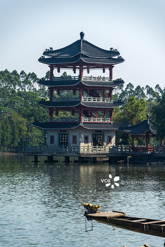 广东东莞麻涌华阳湖国家湿地公园图片素材