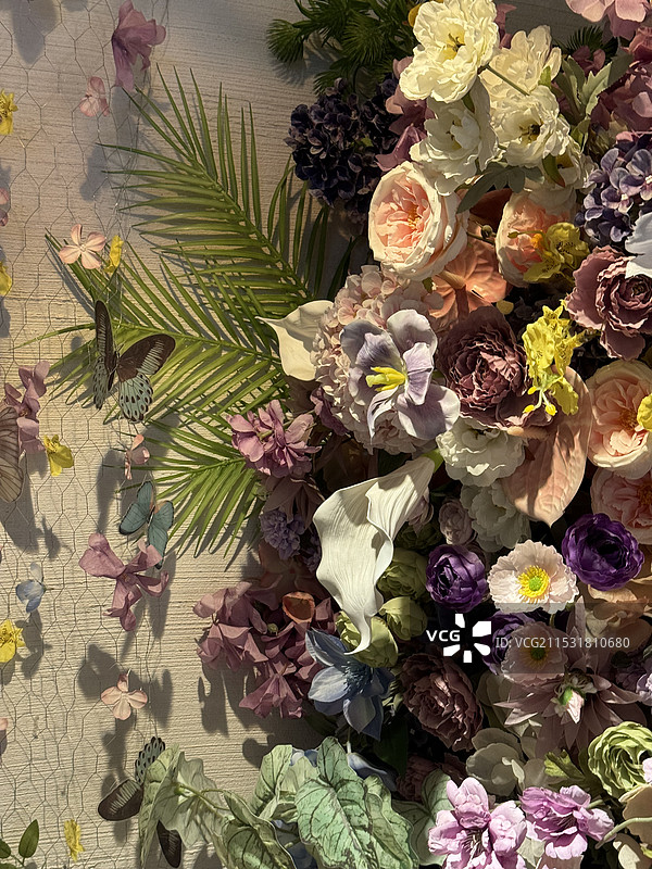 假花特写图片素材