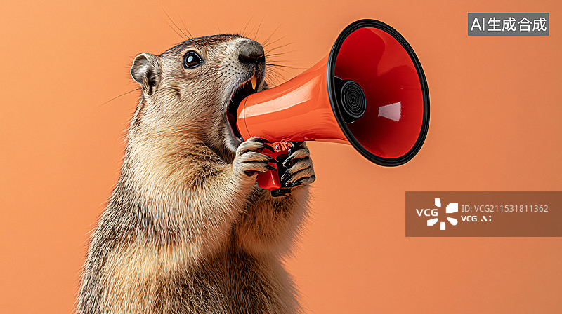 【AI数字艺术】土拨鼠，呼吁宣传，保护环境，保护动物图片素材