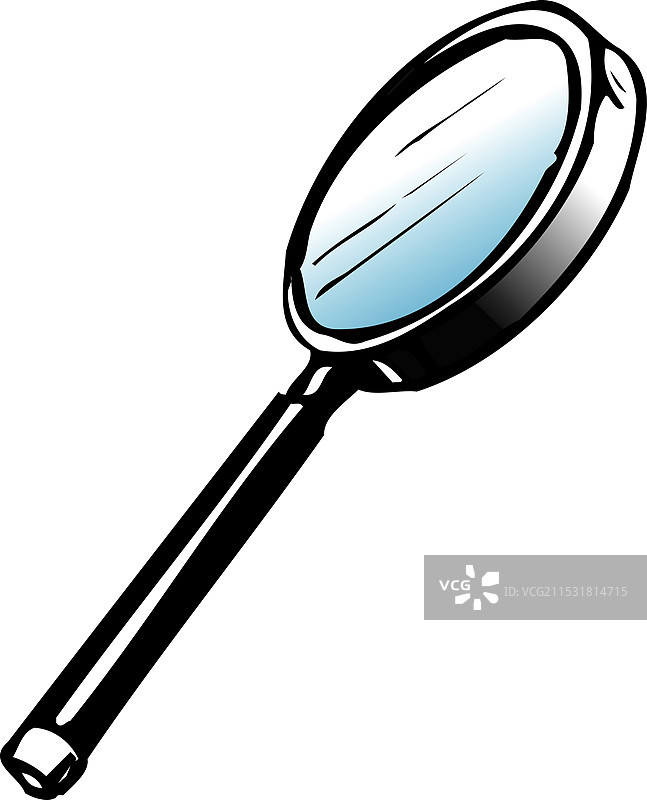 放大镜图片素材