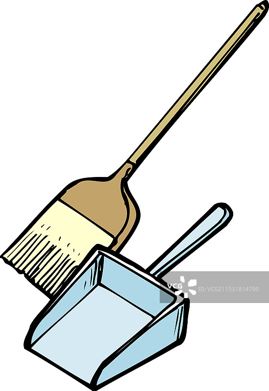 扫把和簸箕图片素材