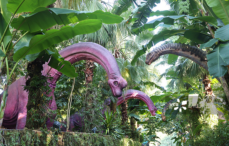 南宁青秀山风景区的恐龙世界图片素材