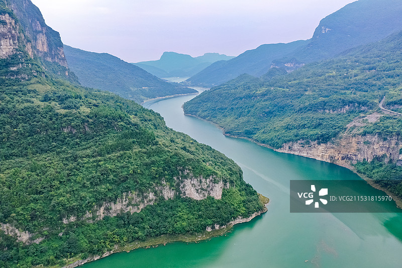 四川江油涪江六峡图片素材